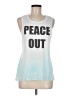 Chaser Silver Sleeveless T-Shirt Size M - photo 1