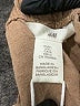 H&M 100% Linen Solid Tan Khaki Shorts Size L - photo 3