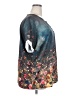 Unbranded Floral Teal Short Sleeve Blouse Size 3XL - photo 4