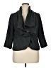 CAbi Plaid Gray Blazer Size 14 - photo 1