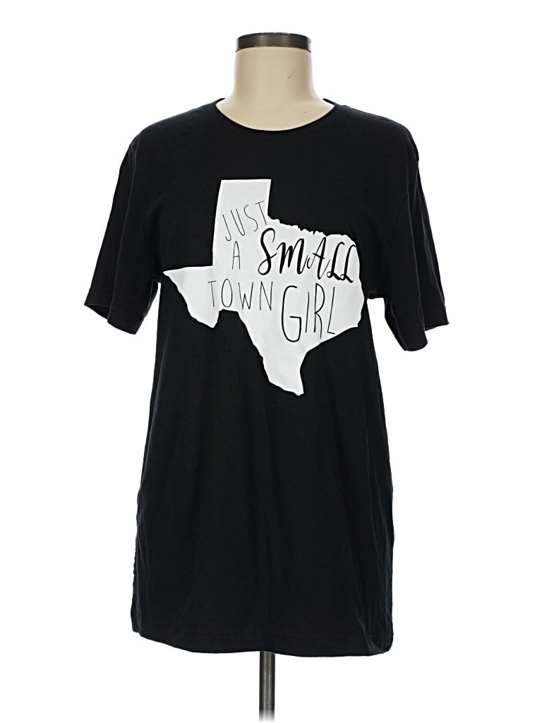 Pre-owned Bella+canvas Short Sleeve T-shirt In Black
