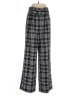 Express Plaid Black Casual Pants Size 2 - photo 1