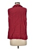 CAbi 100% Viscose Red Sleeveless Button-Down Shirt Size M - photo 2