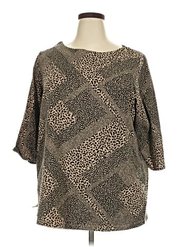 Jessica London 3/4 Sleeve T-Shirt (view 1)