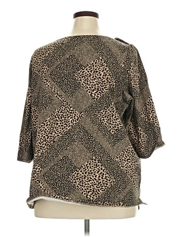 Jessica London 3/4 Sleeve T-Shirt (view 2)
