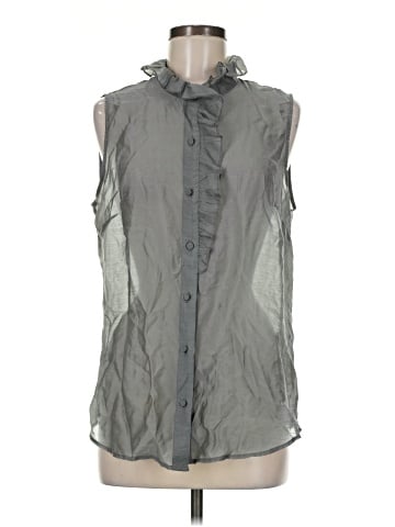 CAbi Sleeveless Button-Down Shirt (view 1)
