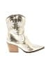 Betsey Johnson Gold Boots Size 5 - photo 1