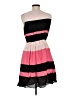 Taylor 100% Polyester Color Block Pink Cocktail Dress Size 6 - photo 2