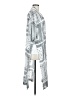 Lush 100% Cotton Silver Kimono Size L - photo 4