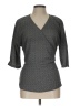 Unbranded Gray 3/4 Sleeve Blouse Size L - photo 1
