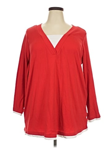 Woman Within Long Sleeve Blouse (view 1)