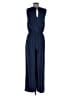 Ann Taylor LOFT Outlet Solid Blue Jumpsuit Size S - photo 2