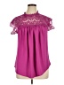 Rain 100% Polyester Purple Short Sleeve Blouse Size 1X - photo 1
