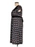 Studio Y Graphic Black Casual Dress Size L - photo 5