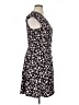 Robbie Bee Floral Black Casual Dress Size XL - photo 4