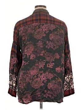 Johnny Was Long Sleeve Silk Top (view 2)