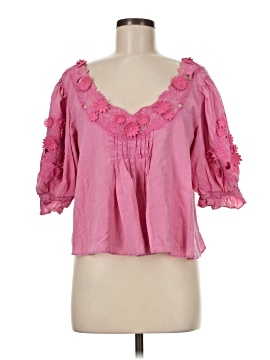 Free People 3/4 Sleeve Blouse
