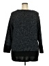 Simply Be 100% Acrylic Color Block Black Pullover Sweater Size 24 - photo 2