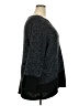 Simply Be 100% Acrylic Color Block Black Pullover Sweater Size 24 - photo 4