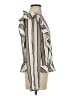 Isabella Sinclair Stripes Ivory Long Sleeve Blouse Size S - photo 4