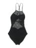 Aerie Argyle Black One Piece Swimsuit Size S - photo 1