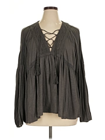 Lucky Brand Long Sleeve Blouse (view 1)