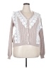 Unbranded 100% Polyester White Cardigan Size XXL - photo 1