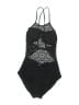Aerie Argyle Black One Piece Swimsuit Size S - photo 2