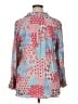 Talbots 100% Rayon Print Blue Long Sleeve Blouse Size XL (petite) - photo 2