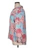 Talbots 100% Rayon Print Blue Long Sleeve Blouse Size XL (petite) - photo 5