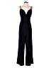 Express Solid Black Jumpsuit Size M - photo 1