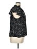 1.State 100% Polyester Black Short Sleeve Blouse Size XL - photo 4