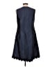 Sara Campbell 100% Polyester Solid Blue Cocktail Dress Size 8 - photo 2