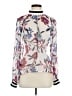 French Connection 100% Polyester Floral Ivory Long Sleeve Blouse Size 8 - photo 1