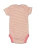 Gerber 100% Cotton Stripes Red Short Sleeve Onesie Size 0-3 mo - photo 2