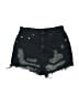 Signature 8 Hearts Black Denim Shorts Size M - photo 1