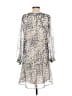 Ann Taylor LOFT Animal Print Silver Cocktail Dress Size XS - photo 2