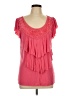 Alyx Pink Short Sleeve Blouse Size L - photo 1