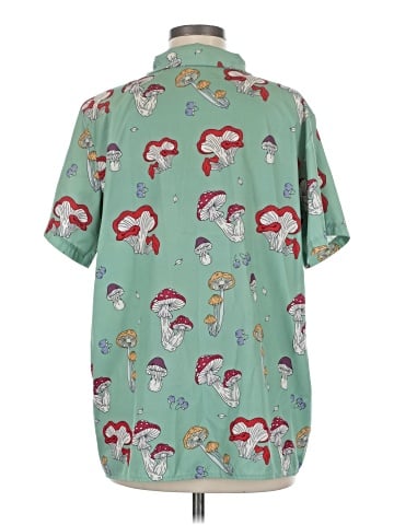 Romwe Short Sleeve Button-Down Shirt (view 2)