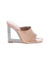 Schutz 100% Leather Silver Wedges Size 6 1/2 - photo 1