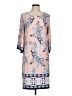 Sandra Darren Paisley Blue Casual Dress Size M - photo 1