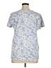 J.Jill Blue Short Sleeve Top Size XL - photo 2