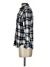 Gap 100% Rayon Plaid Gray Long Sleeve Button-Down Shirt Size XS - photo 5