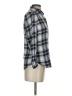 Gap 100% Rayon Plaid Gray Long Sleeve Button-Down Shirt Size XS - photo 4
