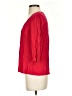 Eileen Fisher 100% Linen Red 3/4 Sleeve Top Size S - photo 5