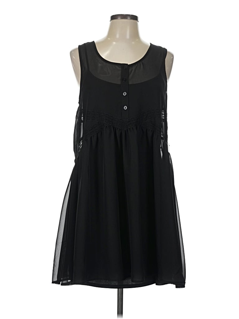 Pre-owned Express Casual Dress In Black