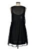 Express Solid Black Casual Dress Size L - photo 2