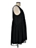 Express Solid Black Casual Dress Size L - photo 4