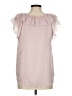 Ann Taylor LOFT 100% Polyester Pink Sleeveless Blouse Size M - photo 2