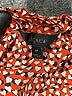 J.Crew 100% Silk Red 3/4 Sleeve Silk Top Size 6 (petite) - photo 7